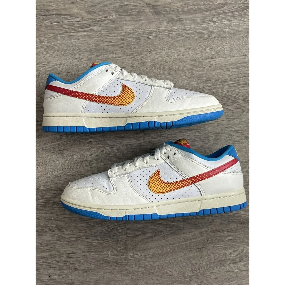 Size 8- Nike Dunk Low Retro SE 'Harlem Globetrotters' HQ3613-133